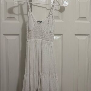 Elegant White Mini Dress